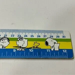 Peanuts | Office | Vintage 96s Peanuts Ruler With Snoopy Dog House Name ...